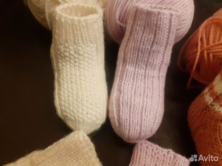 Носки вязаные ручной работы детские