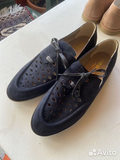 Лоферы 40 кожаные