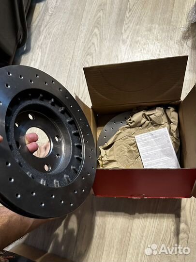 Диск тормозной передний (2шт) Brembo priora/kalina