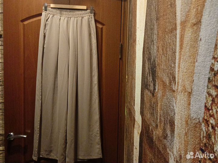 Брюки широкие