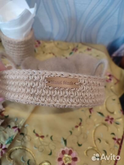 Крафтовый набор(поднос+салфетница)