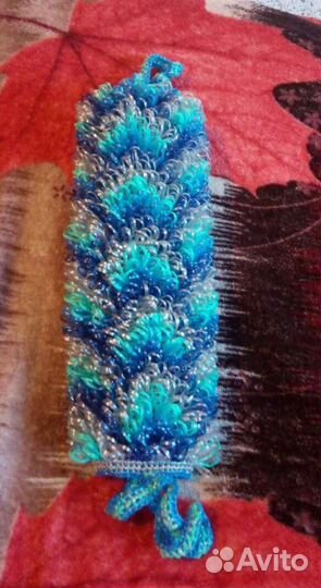 Мочалка с узором