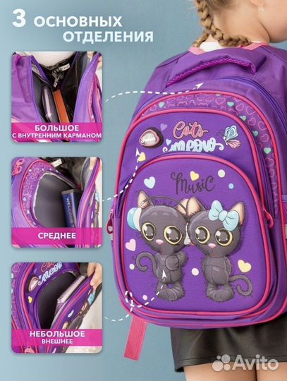 Портфель рюкзак школьный