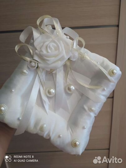 Подушечка для колец новая