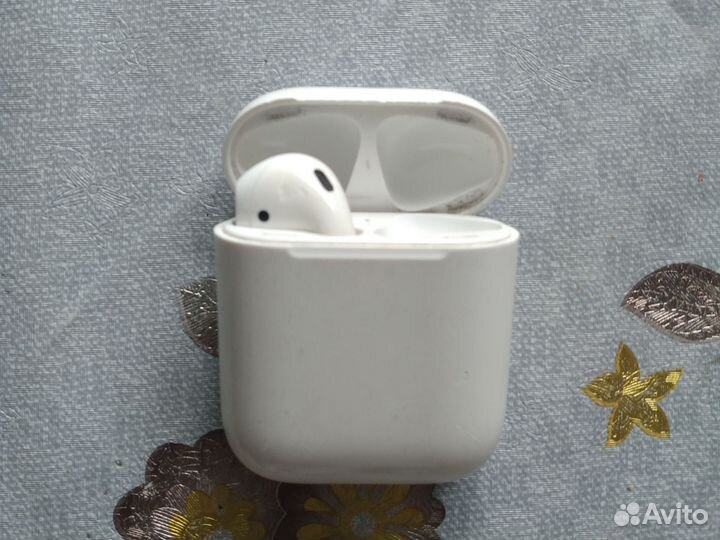 Кейс airpords с одним наушником и 2 чехла