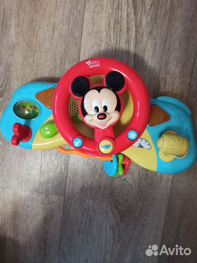 Руль детский музыкальный Микки Маус