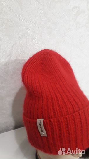 Шапка и варежки из пуха норки