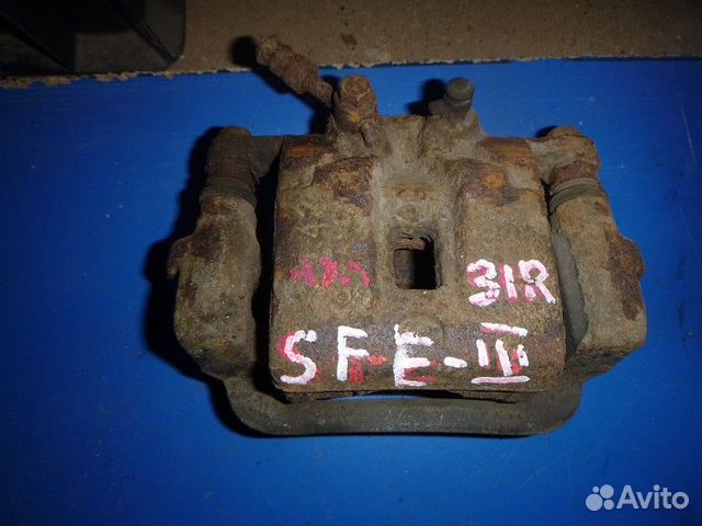 Суппорт задний правый hyundai santa FE 2012