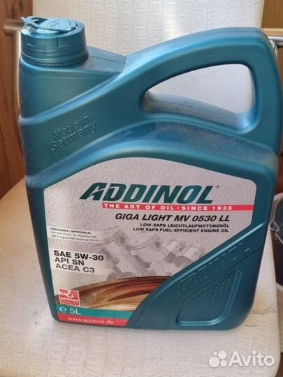5w-30 addinol Giga Light MV LL 5л