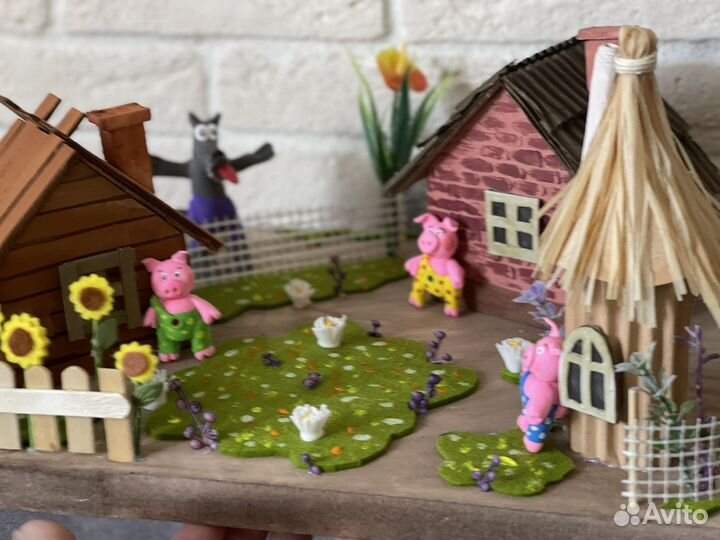 Игрушка Поделка три поросенка