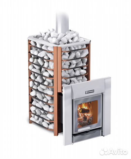 Печь Для Бани Ермак 20 Сетка-Премиум Сталь