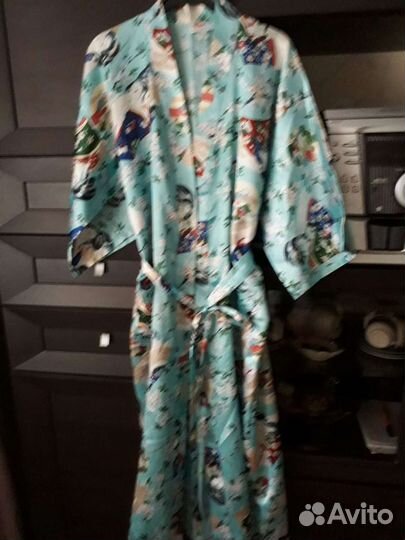 Халат шелковый и халат теплый