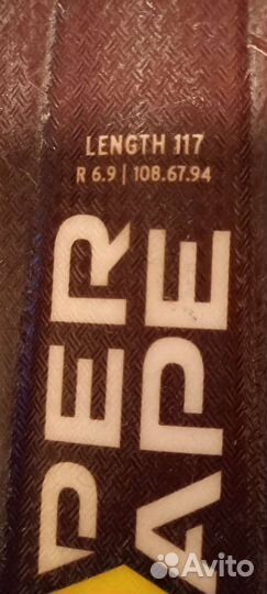 Горные лыжи head 117 120 радиус 6,9, палки 90