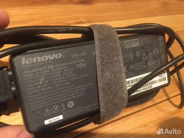 Зарядное устройство, блок питания Lenovo 90w 20v