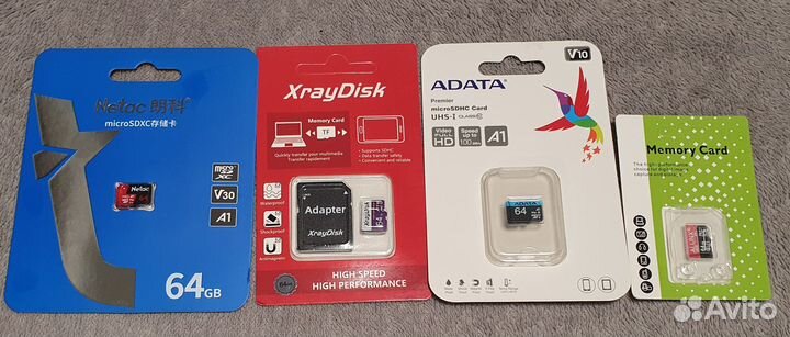 Карта памяти micro sd 64 Gb