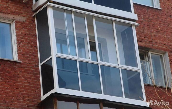 Остекление балконов и лоджий в рассрочку C8494