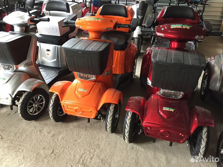 Электроскутер-Трайк 4 колеса Пони 500W/48V/20Аh