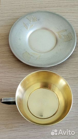 Кофейная пара из серебра