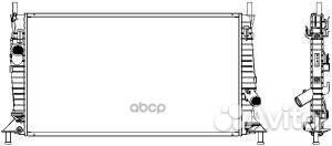 Радиатор сист. охл. ford focus 1.6 2005 - 2012