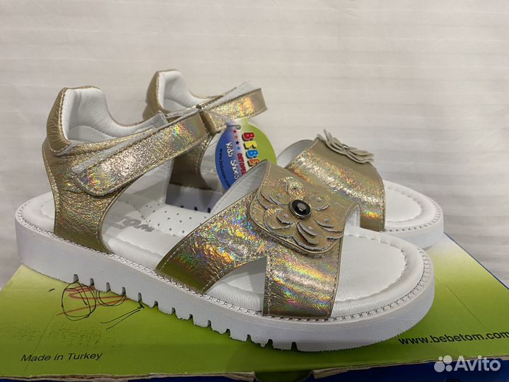 Новые кожаные сандалии Bebetom 33 Турция