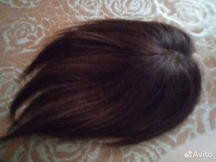 Накладка натуральная на голову при алопеции