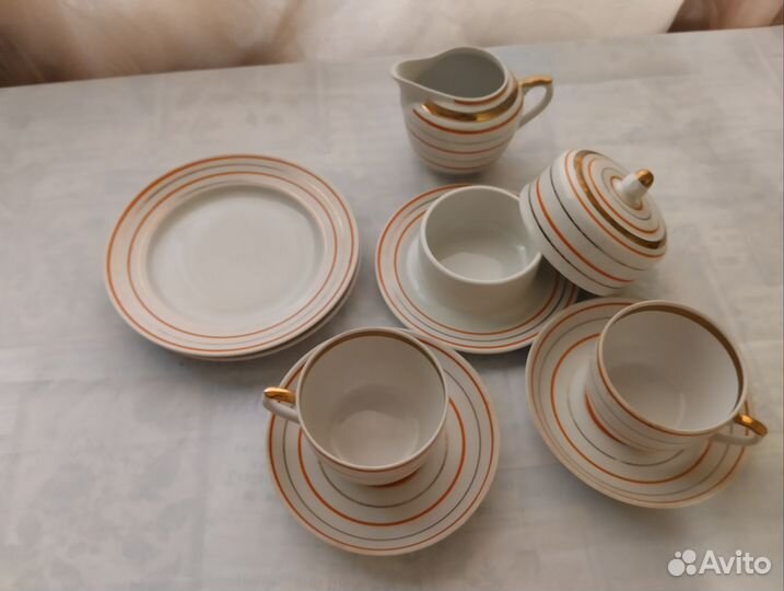 Чайный сервиз СССР, для чайной церемонии на двоих