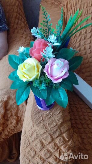 Набор из трех роз