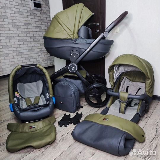 Коляска Verdi Expert eco 3 в 1 идеальное состояние