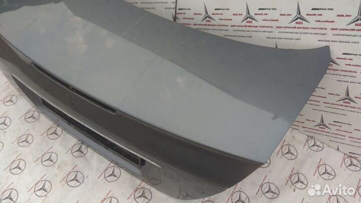 Крышка багажника мерседес w211 серо-голубой