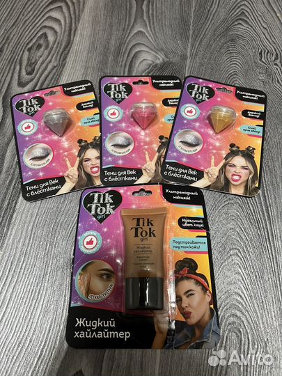 Новая косметика tik tok тени карандаш хайлайтер