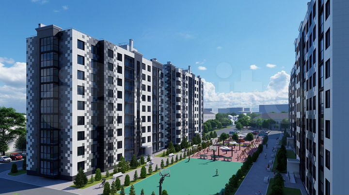 2-к. квартира, 53,4 м², 2/9 эт.