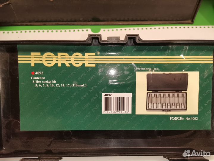 Набор вставок Force F-4092