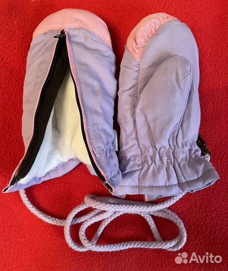 Варежки зимние детские 1 2 года