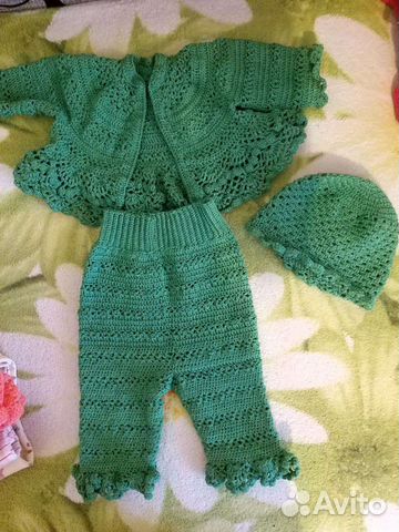 Костюм вязаный детский