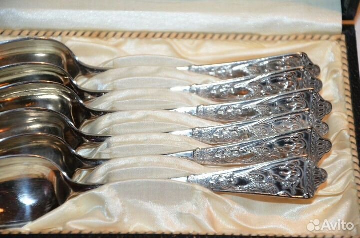 Вышлю винтаж 50е артдеко Германия набор ложки чай