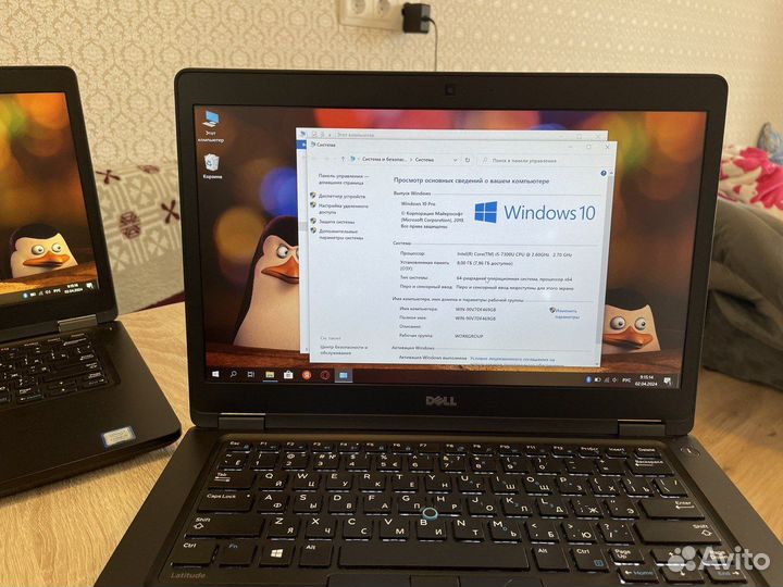 Мощный ноутбук Dell i5/8gb/ssd/FullHD