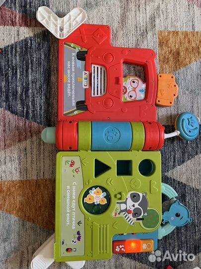 Игрушка книжка fisher price