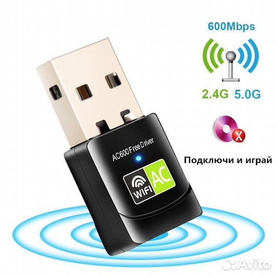 5G адаптер WiFi - USB