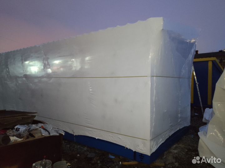 Упаковка термоусадочной пленкой оборудования