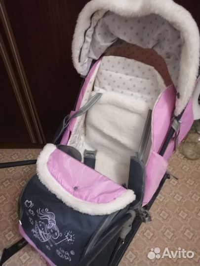 Коляска санки