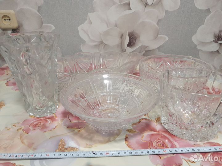 Вазы из хрусталя