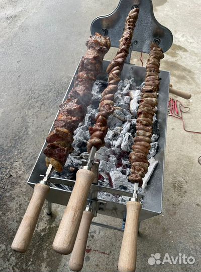 Мангал барбекю автоматический