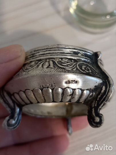 Солонка мельхиор СССР