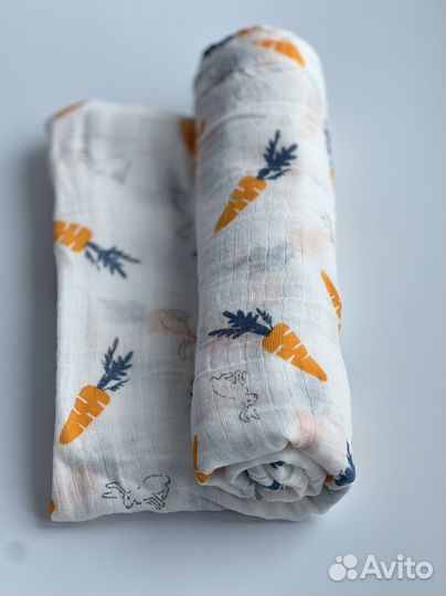 Муслиновая пеленка Новая 110*110