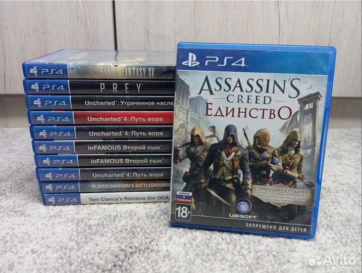 Assassins Creed Единство PS4/PS5 диск (б/у)