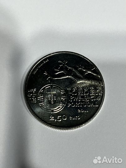 Монета 2.5 евро 2011