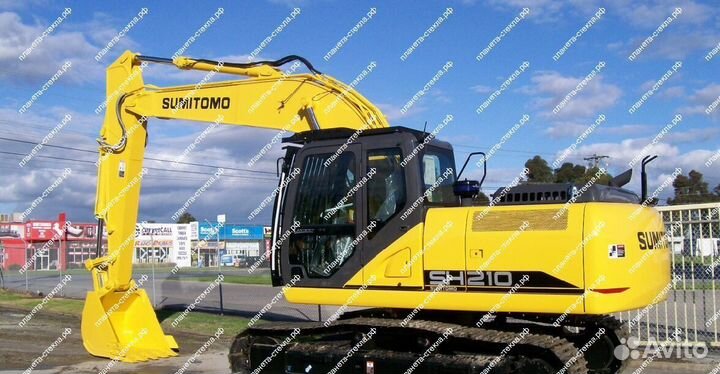 Стекло для гусеничного/колесного экскаватора