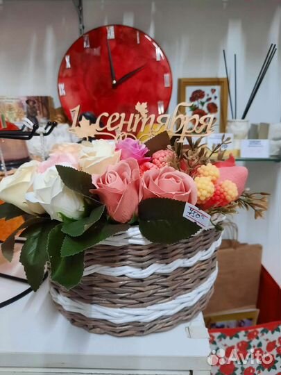 Букет из мыла ручной работы