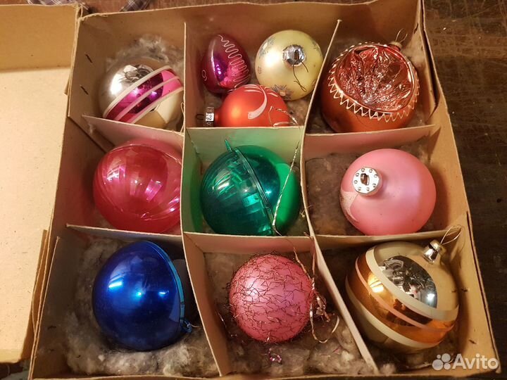 Елочные игрушки СССР