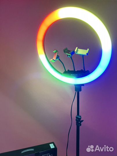 Кольцевая лампа 45 см/Rgb Mj-18